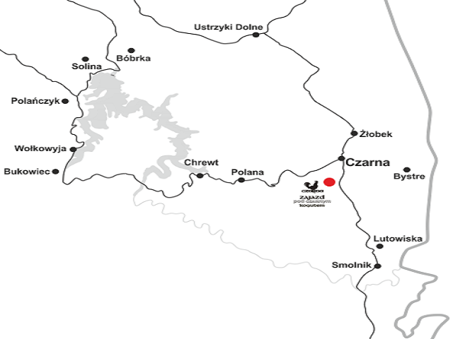 Pod Czarnym Kogutem Bieszczady bjergture